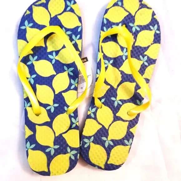 Life lemonade flip flops size 9/10 - Picture 1 of 2